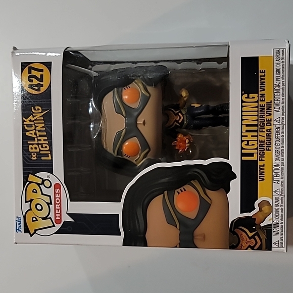 Funko Heros DC Black Lighting-Lightning Vinyl  Figure - Picture 2 of 8